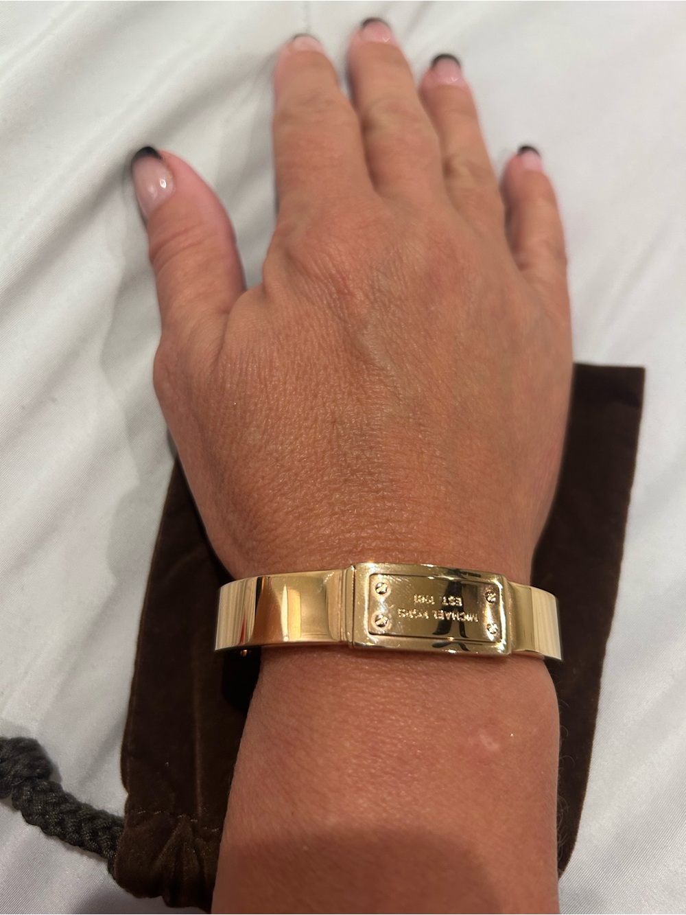 Michael Kors Rose Gold Tone Women's Cuff Bracelet